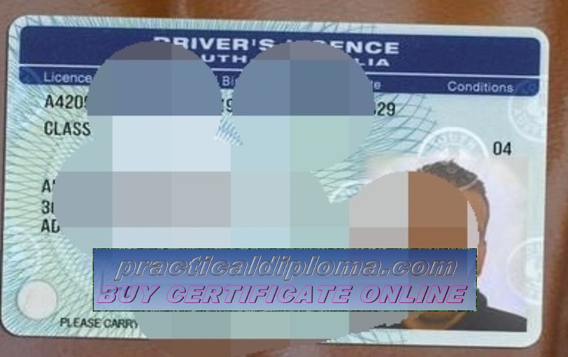  Best Fake South Australia drivers license