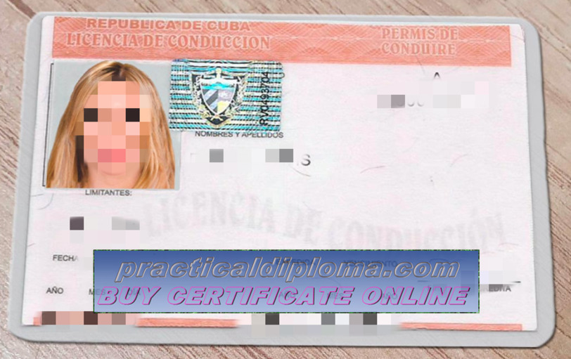  Buy fake Cuban drivers license