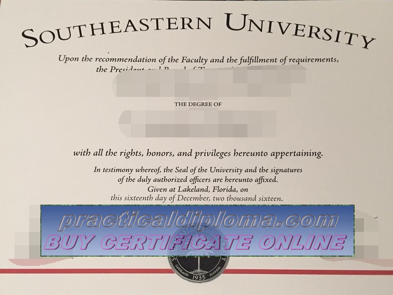  How Fast to Buy Fake outheastern University Diploma