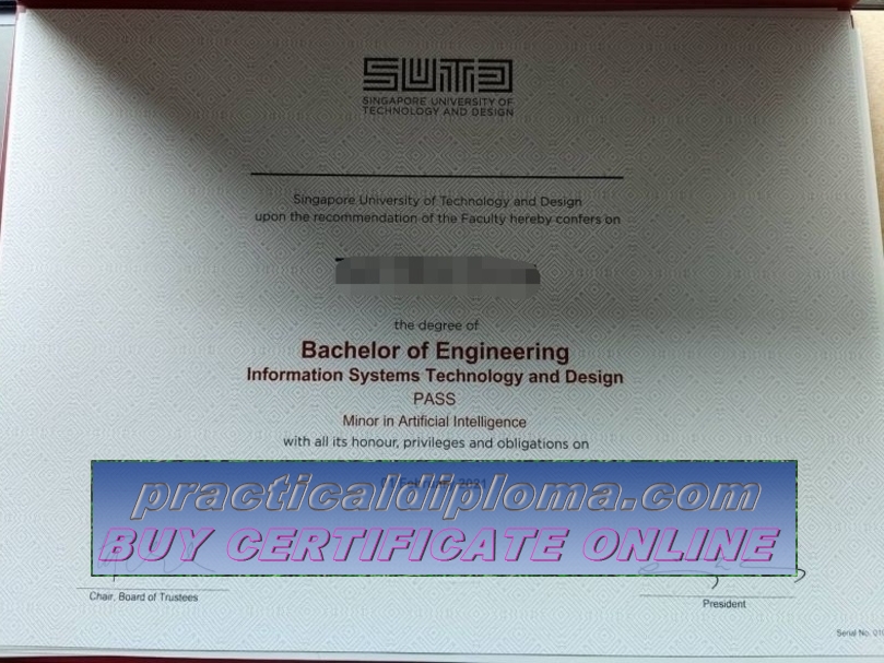  How to buy fake Singapore University of Technology and Design Diploma