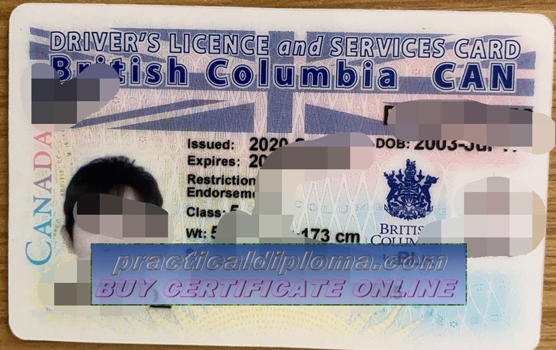  How to create fake British Columbia drivers license