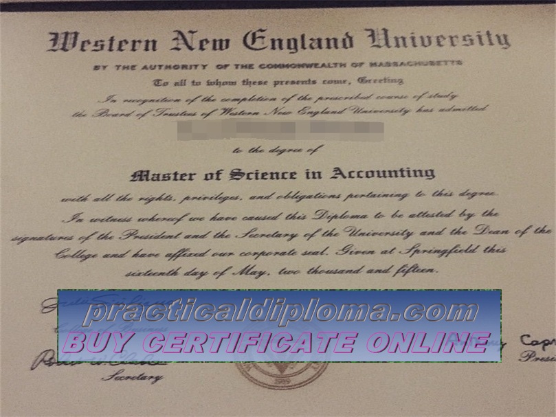  How to create fake Western New England University Diploma