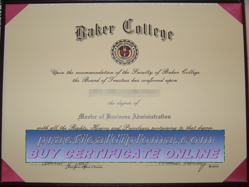  Is it possible to buy fake Baker College Diploma