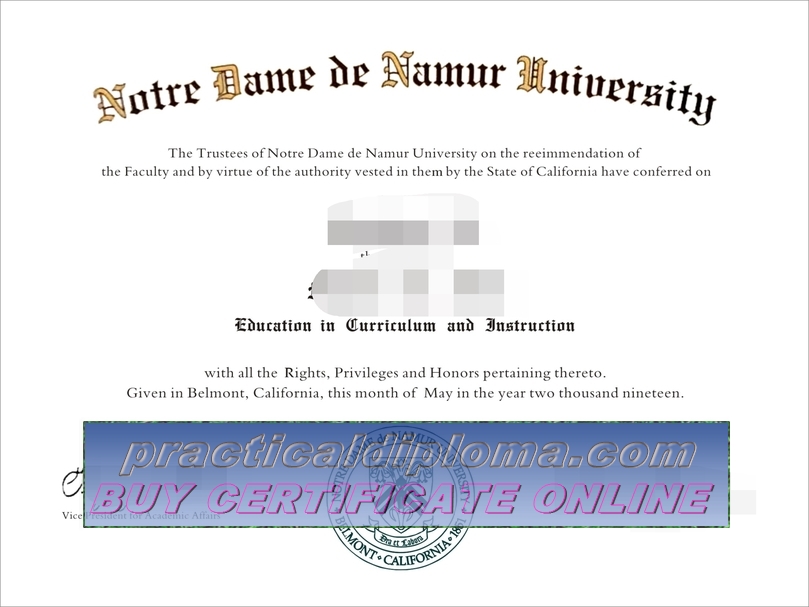  Is it possible to buy fake Notre Dame de Namur University Diploma