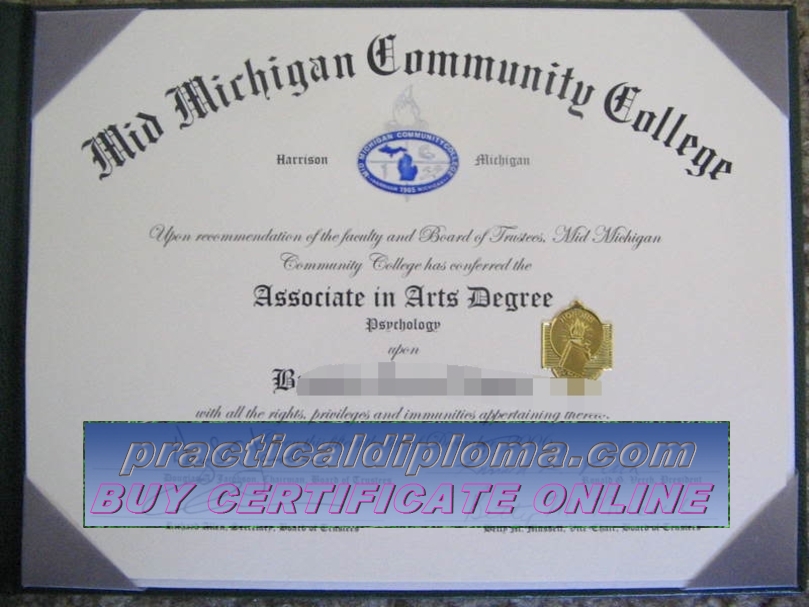  Make fake Mid Michigan Community College Diploma