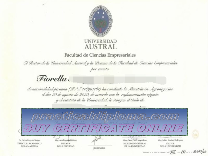  Where to order fake Austral University Diploma