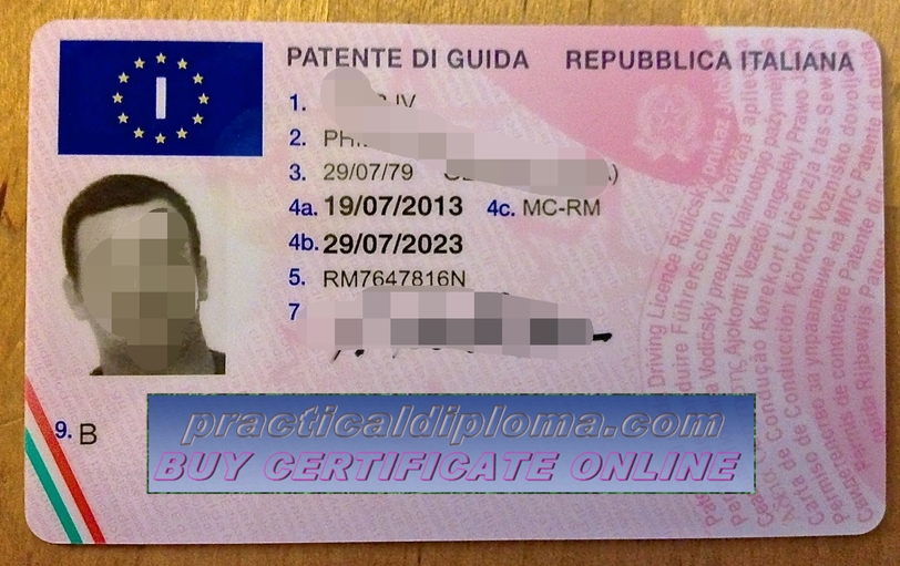  Where to purchase fake Italian drivers license